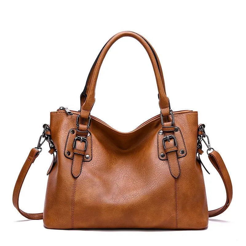 Anja™ | Elegante Lederschultertasche